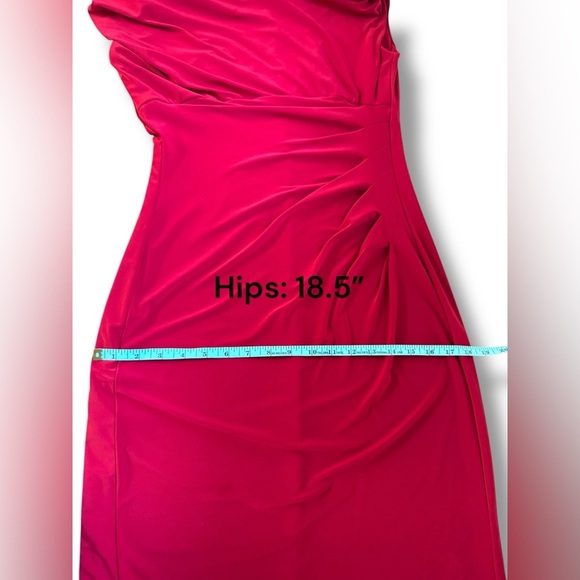 Lauren Ralph Lauren Red Dress‎ Sz 8 EUC - Picture 11 of 11